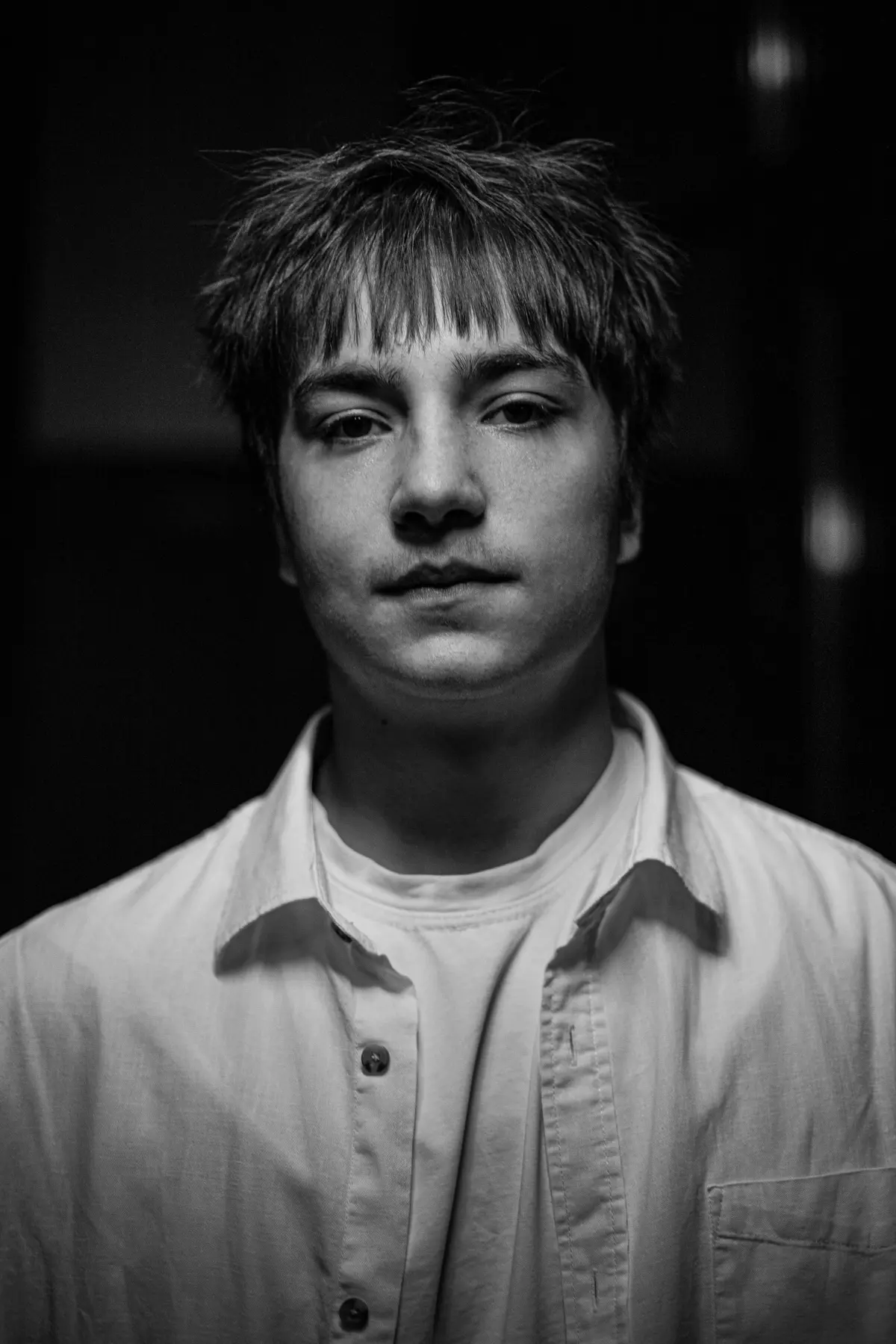 Стильная стрижка с текстурной чёлкой